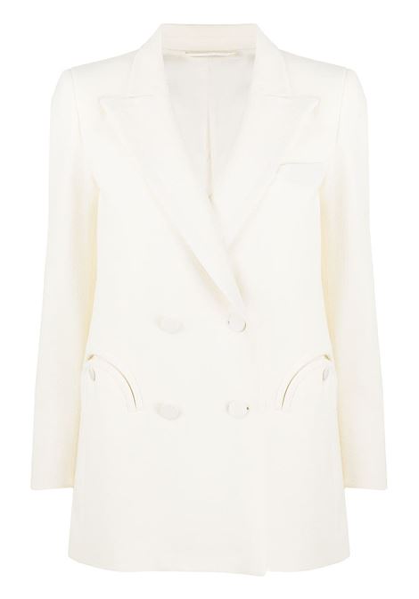 White double-breasted blazer - women BLAZÉ MILANO | EBD41ESSE016016